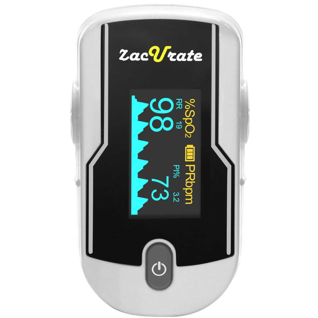 2024 Zacurate 500EB Wireless Bluetooth Fingertip Pulse Oximeter with Beyond Med Shop