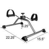 Dimensions of Cando Pedal Exerciser for Legs and Arms