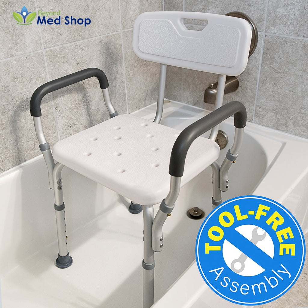 Relaxing in the shower has never felt better with Vaunn Spa Bathtub Shower Chair!