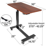 Electric Medical Cart Overbed Table for Handicapped/Disabled
