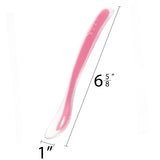 Cuddle Baby Gum Friendly Soft Silicone Baby Spoons, 4-Pack, First Stage Feeding Spoon Baby Girls BPA Lead Phthalate and Plastic Free, Pink/Purple