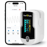 2024 Zacurate 500E-B Wireless Bluetooth Fingertip Blood Pulse Oximeter Monitor with FREE App