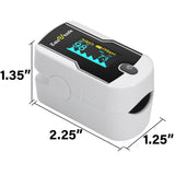 2024 Zacurate 500E-B Wireless Bluetooth Fingertip Blood Pulse Oximeter Monitor with FREE App