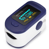 Zacurate 500B-B Wireless Bluetooth Fingertip Pulse Oximeter, Blood Oxygen Monitor with Free App, SpO2, Plethysmograph, and Perfusion Index Finger Oxygen Sensor