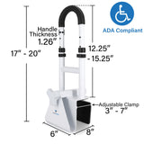 Adjustable Bath Tub Handle for Handicapped/Disabled ADA Compliant