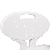 2023 New Vaunn Medical Wide Shower Chair Bathtub Seat with Armrests and Back, Supports up to 350 lbs, White, Tool-Free Assembly