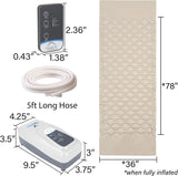 Alternating Pressure Pad and Pump for Hospital Bed with Remote
