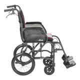 Ultralight Transport Wheelchair 18x16"