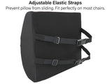 Vaunn Medical Lumbar Back Support Cushion Pillow with Removable Firm Insert - Beyond Med Shop