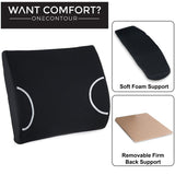 Vaunn Medical Lumbar Back Support Cushion Pillow with Removable Firm Insert - Beyond Med Shop
