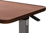Vaunn Adjustable Overbed Bedside Table With Wheels (Hospital and Home Use)