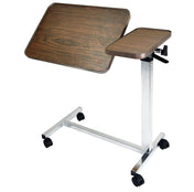 Vaunn Medical Tilt Adjustable Overbed Bedside Table (Hospital and Home Use)