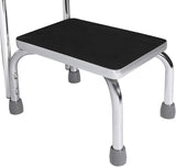 Side view of the Vaunn Foot Step Stool (With Handle)