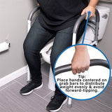 How to use Vaunn Deluxe Bathroom Safety Toilet Rail