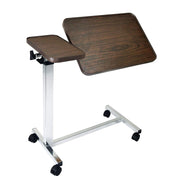 Vaunn Medical Adjustable Height Tilt Tabletop Overbed Bedside Table