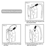 How to Attach Lanyard to Zacurate 500DL Pro Series Fingertip Pulse Oximeter