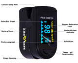 Zacurate 500D Deluxe Pro Series Fingertip Pulse Oximeter (Mystic Black) - Med Shop and Beyond
