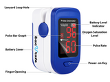 Zacurate 500BL Fingertip Pulse Oximeter Blood Oxygen Saturation Monitor - Med Shop and Beyond