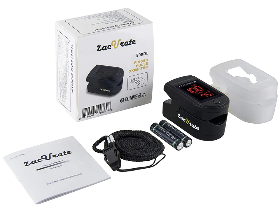 Zacurate® Pro Series CMS 500DL Oxymètre de pouls à mettre Zacurate® Pro Series CMS 500DL Oxymètre de pouls à mettre