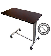 Overbed Bedside Table Dark Color Tabletop