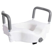Vaunn Medical Raised Toilet Seat and Commode Seat Riser